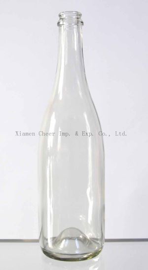 Vetro 750ml Flint colore rosa Blue bottiglie di Champagne bianche (XB750-3003)